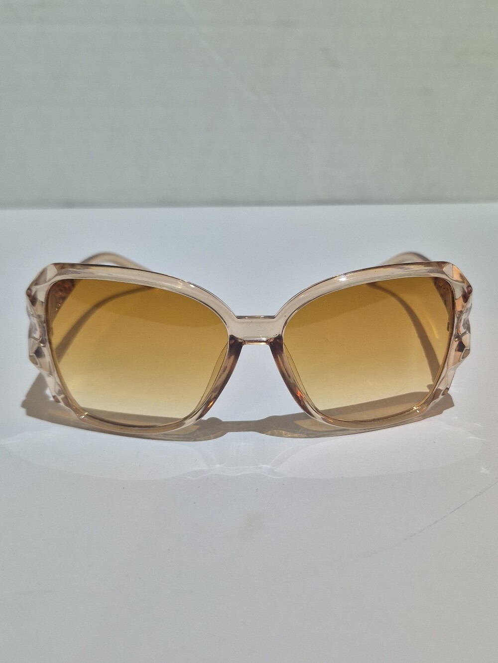 Pink Gradient Oversized Women's Sunglasses